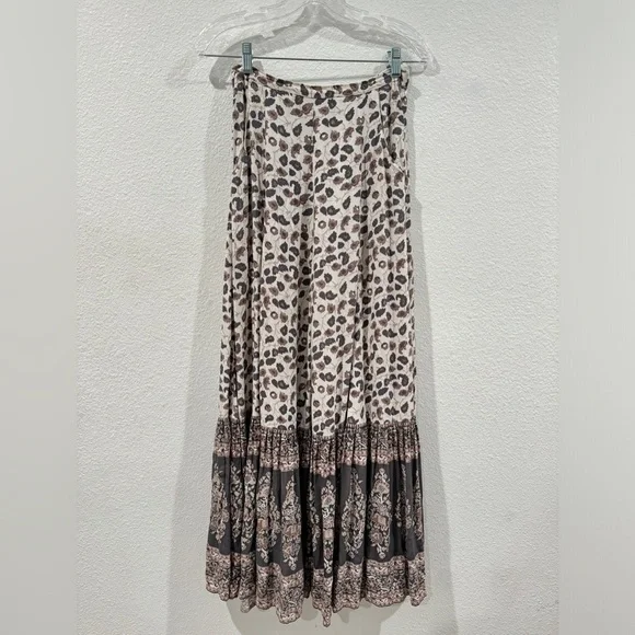 Spell Leopard Print Maxi Skirt - Picture 3 of 16